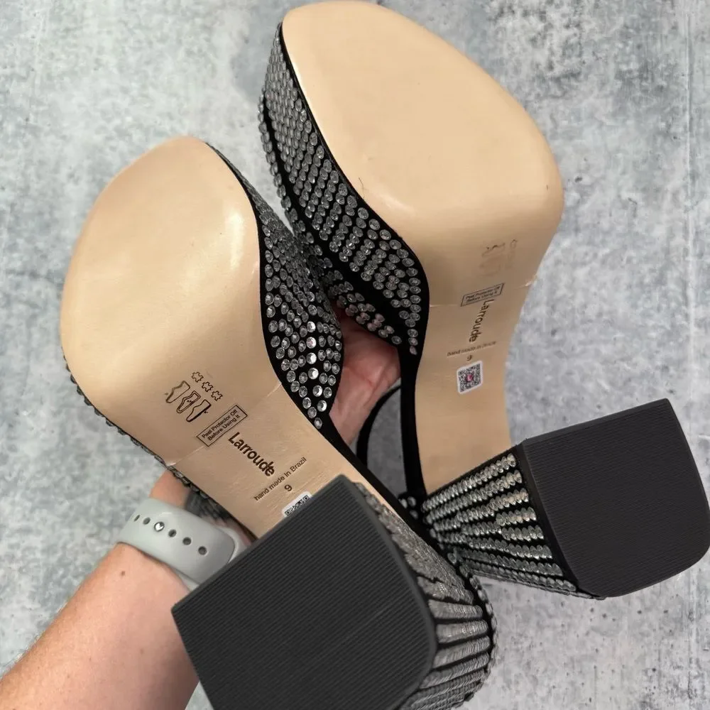 NEW Larroude Ari Crystal Pump 9